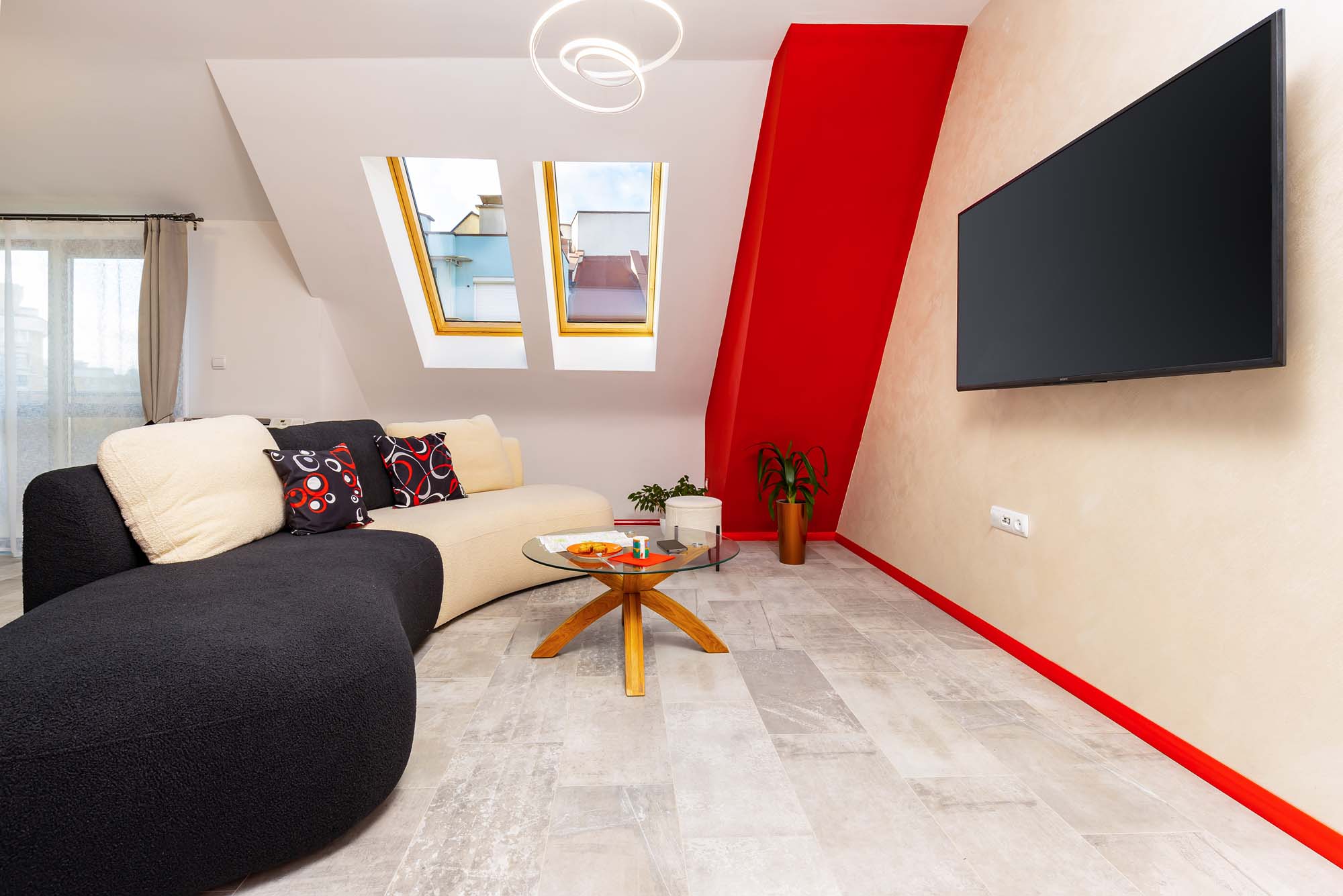 ApArt Plovdiv Apartment - Living room, kitchen, dining room